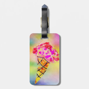 Etiqueta De Bagagem Sorvete Cone Bag