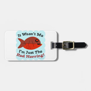 Etiqueta De Bagagem Sou o Red Herring