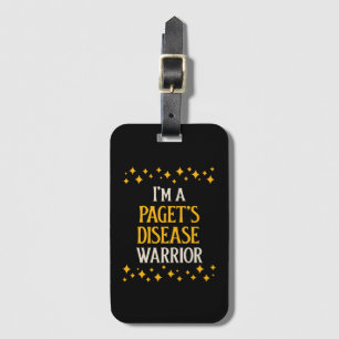 Etiqueta De Bagagem Sou um Guerreiro da Doença de Paget