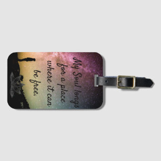 Etiqueta De Bagagem Soul Free Acrylic Luggage Tag