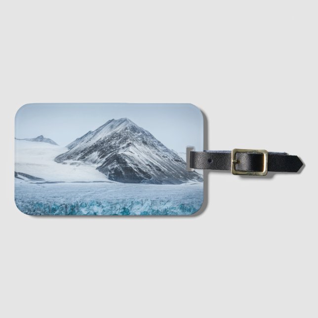 Etiqueta De Bagagem Spitsbergen Svalbard Glacier (Frente Horizontal)