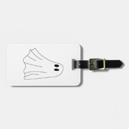 Etiqueta De Bagagem Spooky Ghost