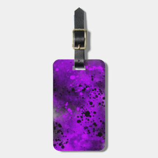 Etiqueta De Bagagem Spray Paint Splatter Effect Luggage Tag