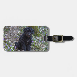 Etiqueta De Bagagem Springer Spaniel Inglês Preto