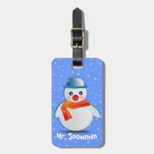 Etiqueta De Bagagem Sr. Boneco de neve