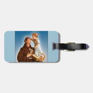 ETIQUETA DE BAGAGEM ST ANTHONY DO PERDER DE PADUA-NEVER SUAS BOLSAS!