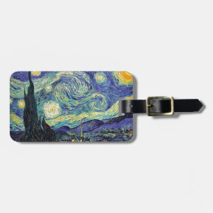 Etiqueta De Bagagem Starry Night por van Gogh
