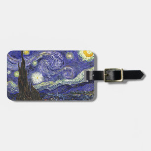 Etiqueta De Bagagem Starry Night, Vincent Van Gogh.