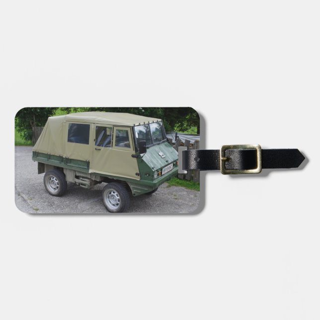 Etiqueta De Bagagem Steyr Puch Haflinger (Frente Horizontal)