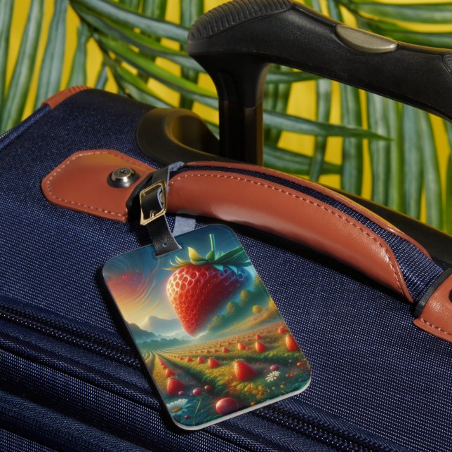 Etiqueta De Bagagem Strawberry Field of Dreams (Frente Insitu 1)