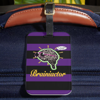 Etiqueta De Bagagem Stripes Brainiator