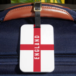 Etiqueta De Bagagem Stylized England Flag