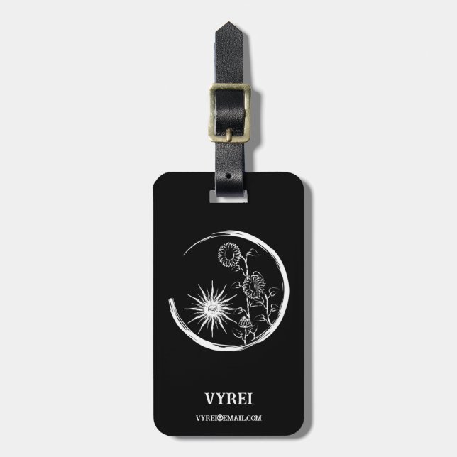 Etiqueta De Bagagem Summer Crest (Frente Vertical)