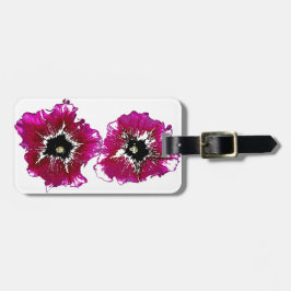 Etiqueta De Bagagem Summer Petunias