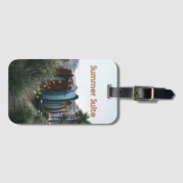 Etiqueta De Bagagem Summer Suite Surfboards & Palm Trees