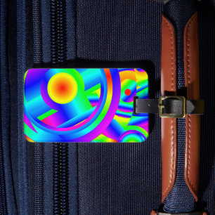 Etiqueta De Bagagem Sunrise Mediterrânica