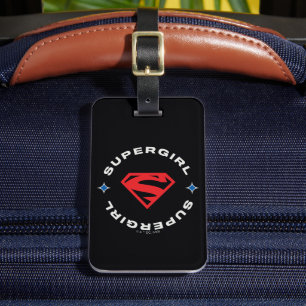 Etiqueta De Bagagem Supergirl Age de Heroes Circle S-Shield