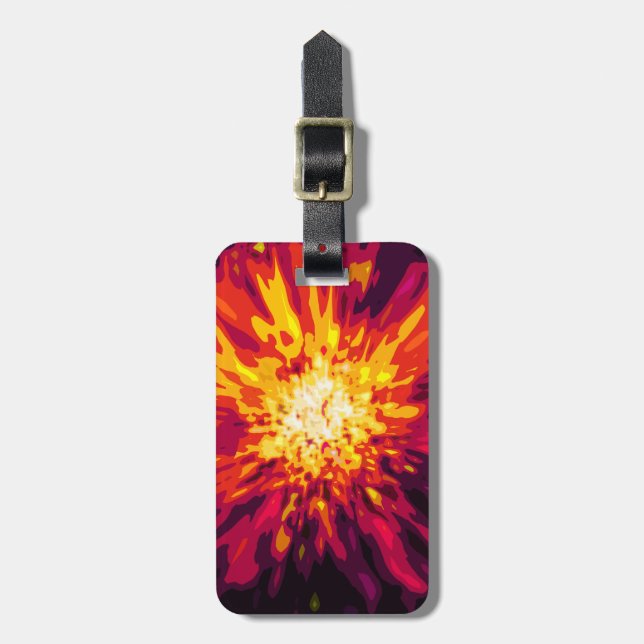 Etiqueta De Bagagem Supernova Blast (Frente Vertical)