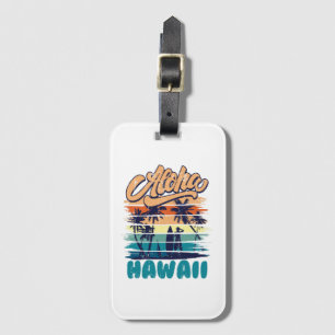 Etiqueta De Bagagem Surf - Aloha Hawaii