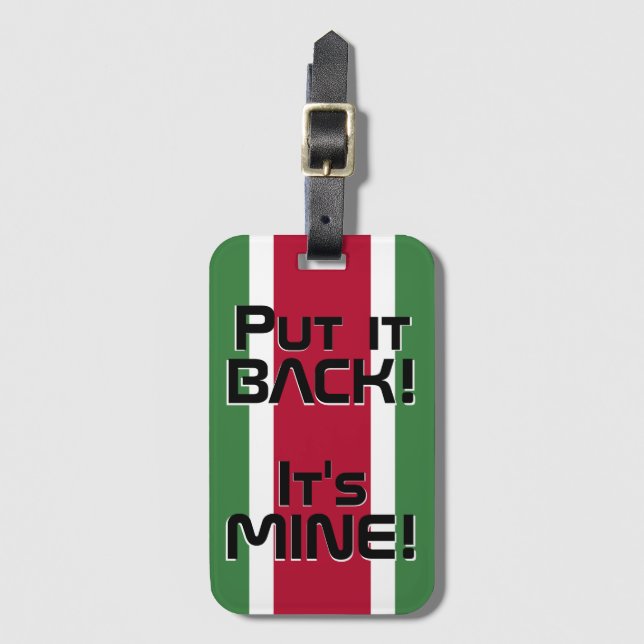 Etiqueta De Bagagem Suriname National Flag Patriótico (Frente Vertical)