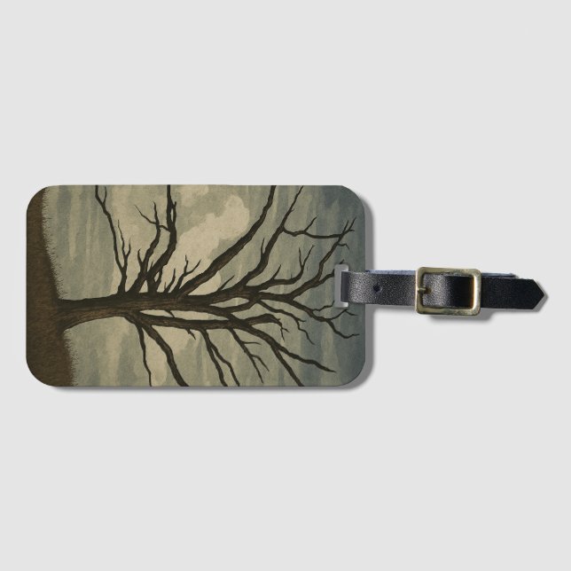 Etiqueta De Bagagem Sussuros de fios (Frente Horizontal)