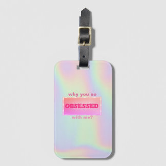 Etiqueta De Bagagem Sweet Girly Holographic