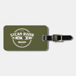 Etiqueta De Bagagem Sycan River Oregon Kayaking