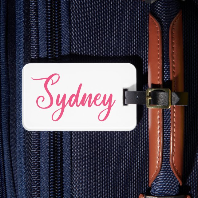 Etiqueta De Bagagem sydney (Frente Insitu 4)