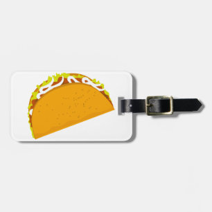 Etiqueta De Bagagem Taco saboroso