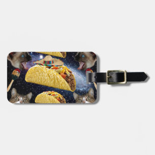 Etiqueta De Bagagem Tacos e gatos