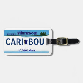 Etiqueta De Bagagem Tag 2-Sided da bagagem da matrícula de Minnesota!
