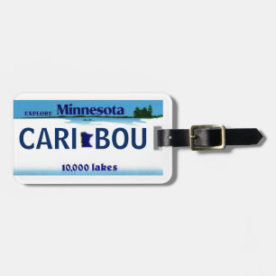 Etiqueta De Bagagem Tag 2-Sided da bagagem da matrícula de Minnesota!