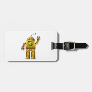 Etiqueta De Bagagem Tag amigáveis da bagagem do robô