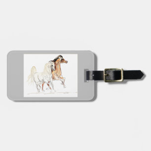 Etiqueta De Bagagem Tag árabe da bagagem do cavalo