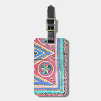 Etiqueta De Bagagem Tag árabe tribal do saco do viagem da porta de