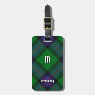 Etiqueta De Bagagem Tag Clan Armstrong Tartan