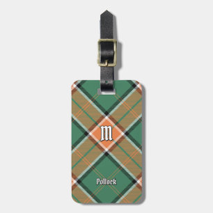 Etiqueta De Bagagem Tag Clan Pollock Tartan