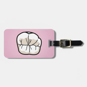 Etiqueta De Bagagem Tag [COR-DE-ROSA] da bagagem do dente