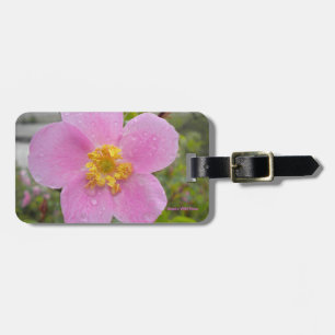 Etiqueta De Bagagem Tag cor-de-rosa selvagem da bagagem de Alaska