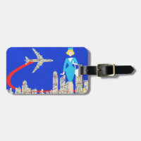 Tag customizável da bagagem dos hospedeiros de