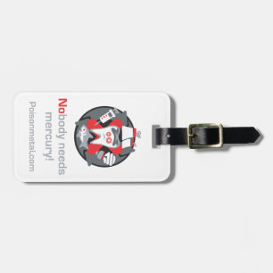 Etiqueta De Bagagem Tag da bagagem com correia de couro