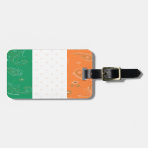 Etiqueta De Bagagem Tag da bagagem da bandeira de Ireland