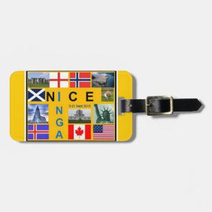 Etiqueta De Bagagem Tag da bagagem da bandeira de Scotland