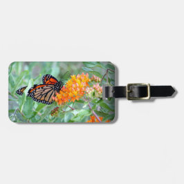 Etiqueta De Bagagem Tag da bagagem da borboleta
