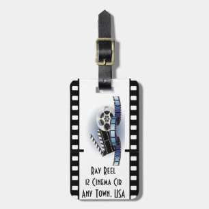 Etiqueta De Bagagem Tag da bagagem da tira do filme