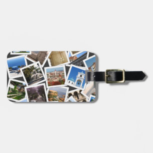 Etiqueta De Bagagem Tag da bagagem das fotos do viagem