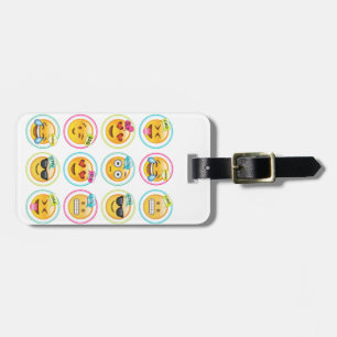 Etiqueta De Bagagem Tag da bagagem de Emoji