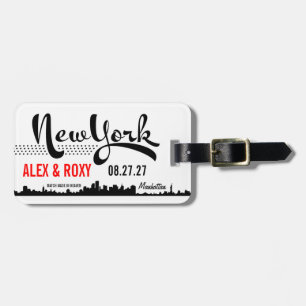 Etiqueta De Bagagem Tag da bagagem de NEW YORK