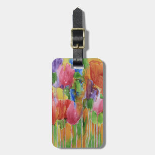 Etiqueta De Bagagem Tag da bagagem de Palooza da tulipa