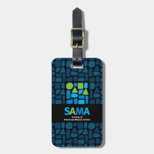 Etiqueta De Bagagem Tag da bagagem de SAMA - artes do mosaico